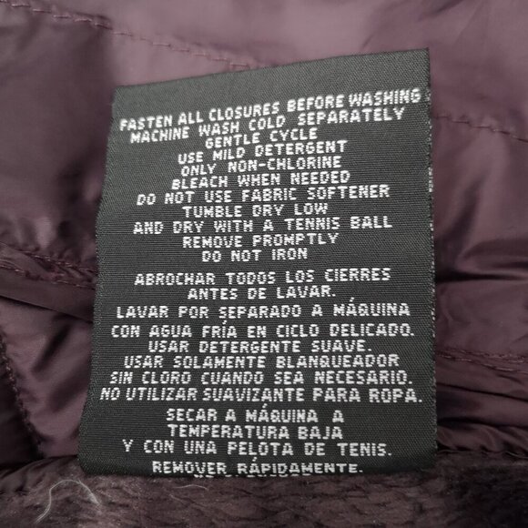 32 Degrees Heat Ladies Size Medium Purple Full Zip Lightweight 90 % Down Jacket - Picture 6 of 11